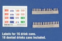 35; Modern Drink Cans