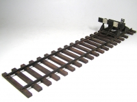 °35; Gleisstück mit Prellbock, europäische Spurbreite 34cm lang
