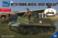 35; Britischer Airborne Universal Carrier mit Welbike  2. Weltkrieg