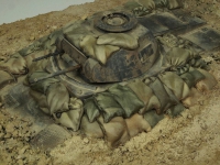 35; Dig in German Pz.Kpfw II Tank improvised 