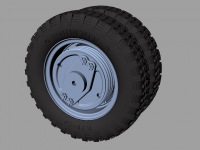 35; Krupp L3H163 Road Wheels (Gelande pattern)