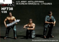 35; US Artillery Crew Set B  (Corean War)