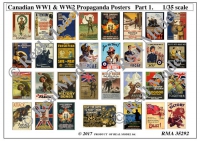 35; Canadian Posters  WW I   and WW II