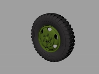35; M35 & M109 trucks  Road wheels  (Goodyear)