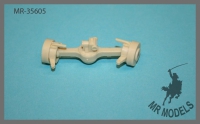35; M923 front axle with steering simulation (ITALERI)