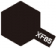 XF85  Gummi schwarz matt  10ml  Glas     (Preis/100ml = 28,90€)
