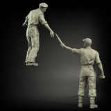 °°35; Britische Panzer Soldaten Tropenkleidung SET 2.WK