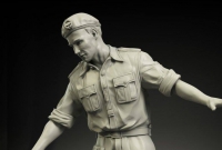 °°35; Britischer Panzer Soldat Tropenkleidung 2.WK