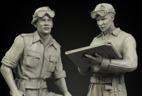 35; British Officers , Tropical Gear  WW II