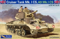 35; Britischer Cruiser Tank Mk. I CS, A9 Mk.I CS    mit Interieur    2. Weltkrieg