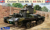 35; Britischer Cruiser Tank Mk. I, A9 Mk.IA    mit Interieur    2. Weltkrieg