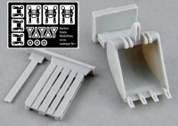 °35; Ladegut, Baggerschaufel auf Palette