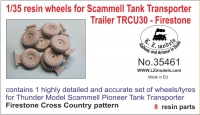 35; Scammel TRAILER  TRCU30 Wheel set   ( Thunder Models)