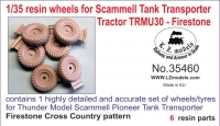 35; Scammel Tractor Wheel set   ( Thunder Models)