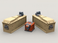 35; M134 Minigun 3,000 round 3-Bay Ammo Box with Battery Set  Auslaufartikel