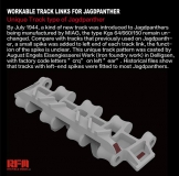 35; Jagdpanther Track link set    WW II