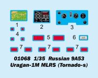 35; Russian 9A53 Uragan-1M MLRS (Tornado-s)