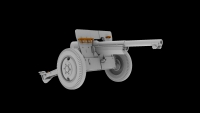 35; French Field gun M1897    WWI / WW II