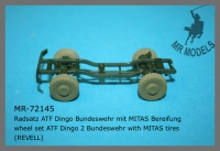 72; Wheels Set  ATF Dingo Bundeswehr / MITAS  (REVELL)