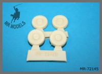 72; Wheels Set  ATF Dingo Bundeswehr / MITAS  (REVELL)