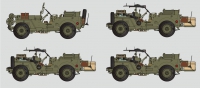 35; British Jeep SET (2 Jeeps !!) REECE & SIGNAL    WW II