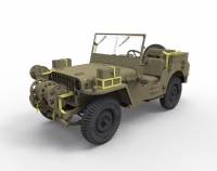 35; Britisches Jeep SET (2 Fahrzeuge !!) REECE / SIGNAL und Besatzung    2. Weltkrieg   ***