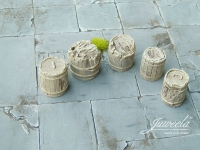 �35; Alte Holzf�sser BESCH�DIGT    Hell        (10 St�ck)