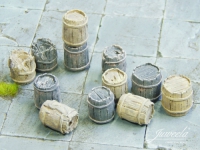 35; Old Wooden Barrels Mix    (10 pieces)