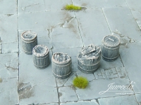 �35;  Alte Holzf�sser BESCH�DIGT    Dunkel        (10 St�ck)