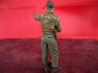 German Tank Officer in Camouflage jacket