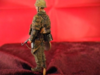 German Grenadier in Camouflage Poncho