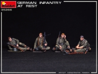 35; German Infantry at rest   WW II