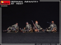 35; German Infantry at rest   WW II