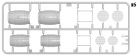 35; Wooden Barrel Set II  /  12 Barrels medium size