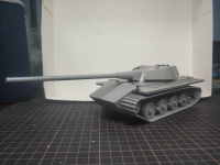 35; German Paper Panzer E60D 128mm Gun / Turret Side Armour    WW II