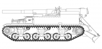 °35; US M12 GMC  155mm SPG     2. Weltkrieg