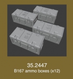 35; British B167 Ammo Boxes      WW II