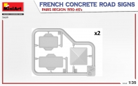 35; French Concrete TRAFFIC SIGNS 1930-40