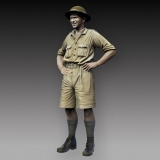 72; Britischer Soldat , Tropenbekleidung  2.WK   1:72
