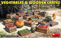 35; VEGETABLES & WOODEN CRATES