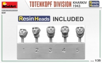 35; TOTENKOPF DIVISION (KHARKOV 1943) With RESIN Heads