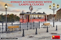 35; STREET ACCESSORIES WITH LAMPS & CLOCKS