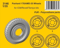 35; Panhard 178  (ICM)  Wheel Set