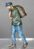 32; Man carries Sack     BUILD AND PAINTED FIGURE