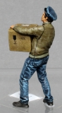 32; Worker carrying carton    BUILD AND PAINTED FIGURE