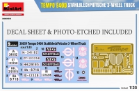 35;  Tempo E400 Stahlblech Pritsche