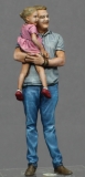 45; Rainer mit Tochter    FERTIGFIGUR  (Preis zuzglich Porto)