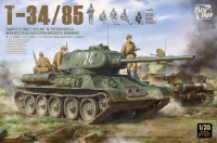 35; T-34/85 Composite Turm Plant 112   MIT 5 RESIN FIGUREN !!