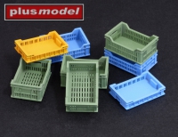 35; Plastic crates perfored