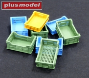 35; Plastic crates perfored